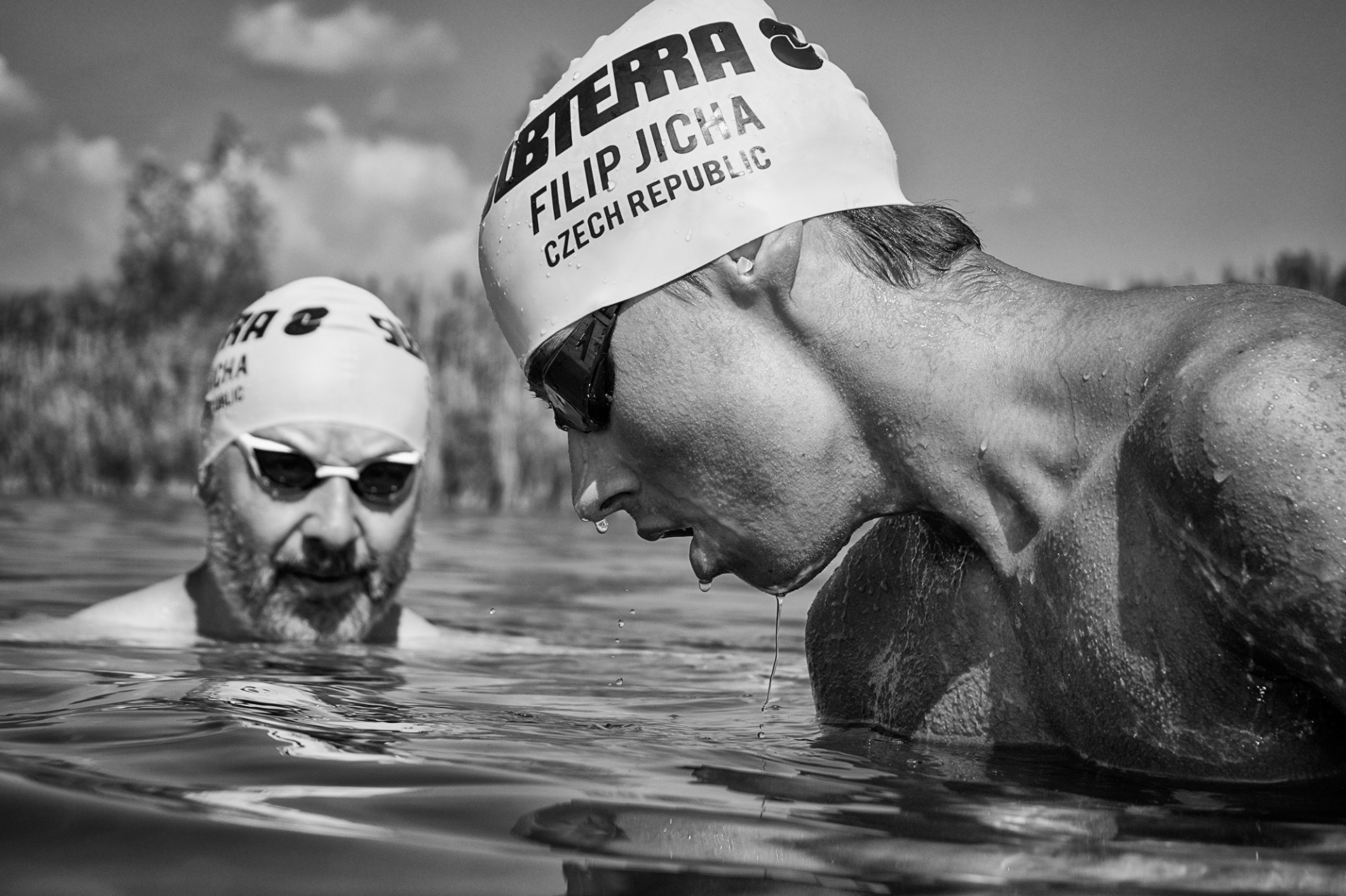 Trénink na jezeře Most 2.